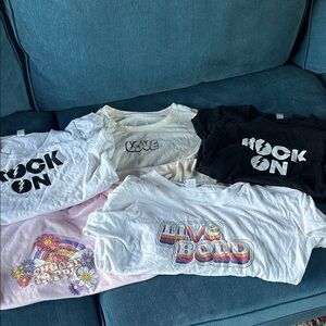 Kids' Graphic Tees 10/12 lot bundle